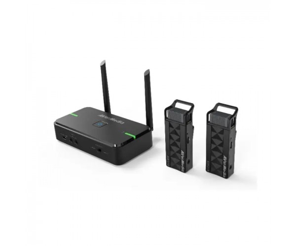 AVerMedia Беспроводная система AW315: 2 микрофона и док-станция