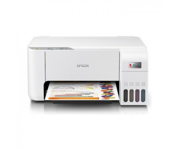 МФУ EPSON L3216, формат А4, цветной, струйный, белый (C11CJ68518)