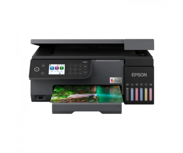 МФУ EPSON L8100, формат А4, цветной, струйный, черный (C11CK94402)