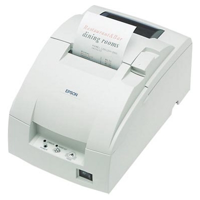 Чековый принтер EPSON TM-U220PA-007, матричный, белый (C31C516007)