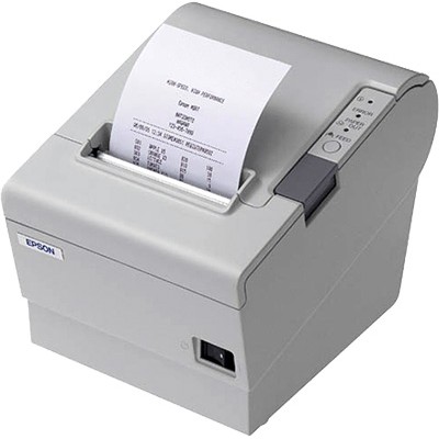 Чековый принтер EPSON TM-T88V-012, термальный, белый (C31CA85012) (COM + PS-180)