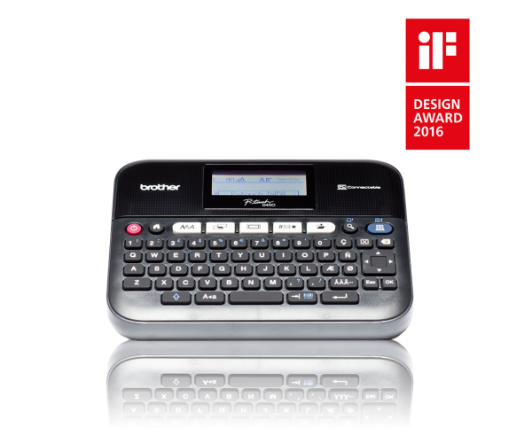 Принтер-этикеток BROTHER PT-D450VP для печати наклеек, черный, с кейсом (PTD450VPR1)