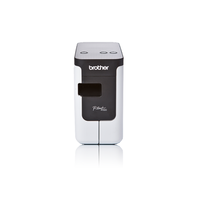 Принтер-этикеток BROTHER PT-P700 для печати наклеек, белый-черный (PTP700R1)