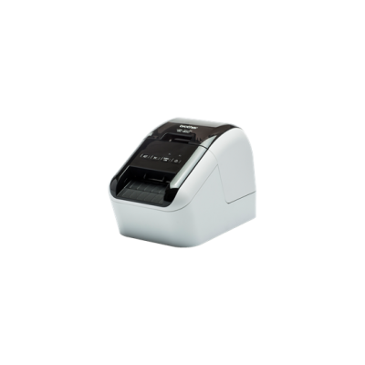 Принтер-этикеток BROTHER QL-800 для печати наклеек,черный-серебристый(QL800R1)