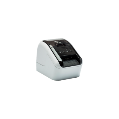 Принтер-этикеток BROTHER QL-800 для печати наклеек,черный-серебристый(QL800R1)