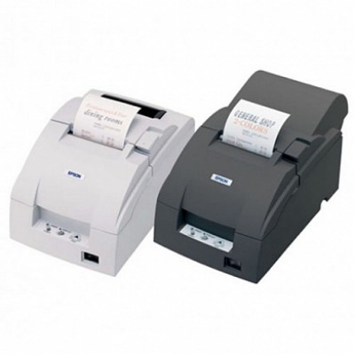 Чековый принтер EPSON TM-U220D, матричный, белый (C31C515052)