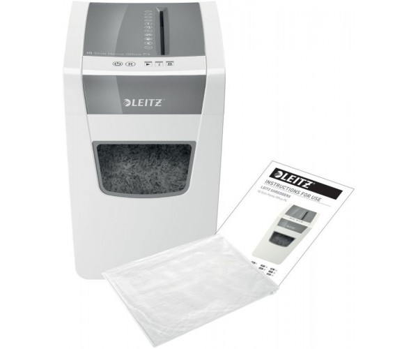 Leitz 80010000 Шредер Leitz IQ Home Office (секр.P-4)/фрагменты/10лист./23лтр./скрепки/скобы