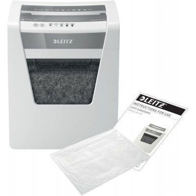 Leitz 80020000 Шредер Leitz IQ Office (секр.P-5)/фрагменты/10лист./23лтр./скрепки/скобы
