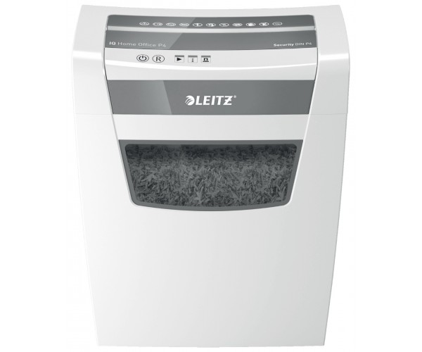 Leitz 80090000 Шредер Leitz IQ Home Office (секр.P-4)/фрагменты/10лист./23лтр./скрепки/скобы