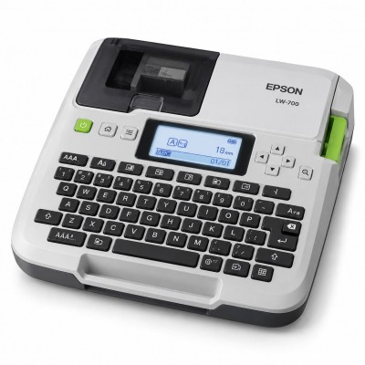 Принтер этикеток Epson LabelWorks LW-700 — маркировка с клавиатуры и компьютера Принтер этикеток Epson LabelWorks LW-700 — маркировка с клавиатуры и компьютера
