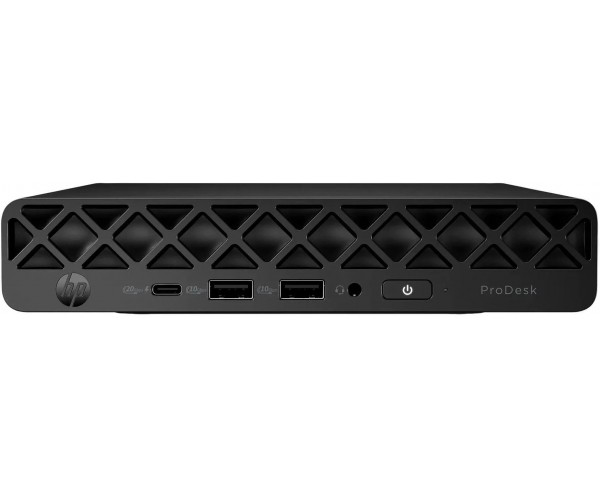 Неттоп HP ProDesk 4 G1i mini U5 225T (2.5) 16Gb SSD512Gb UHDG FreeDOS GbitEth WiFi BT 90W мышь клавиатура черный (AR1N8AV)
