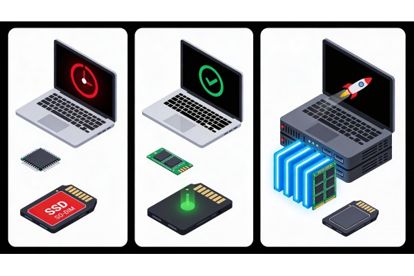 Сколько RAM и SSD нужно офисному ноутбуку в 2026: простые рекомендации