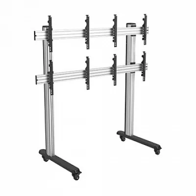 Мобильная стойка для видеостены 2х2 из дисплеев 45"- 55" Wize Pro (VWM2X2-55)