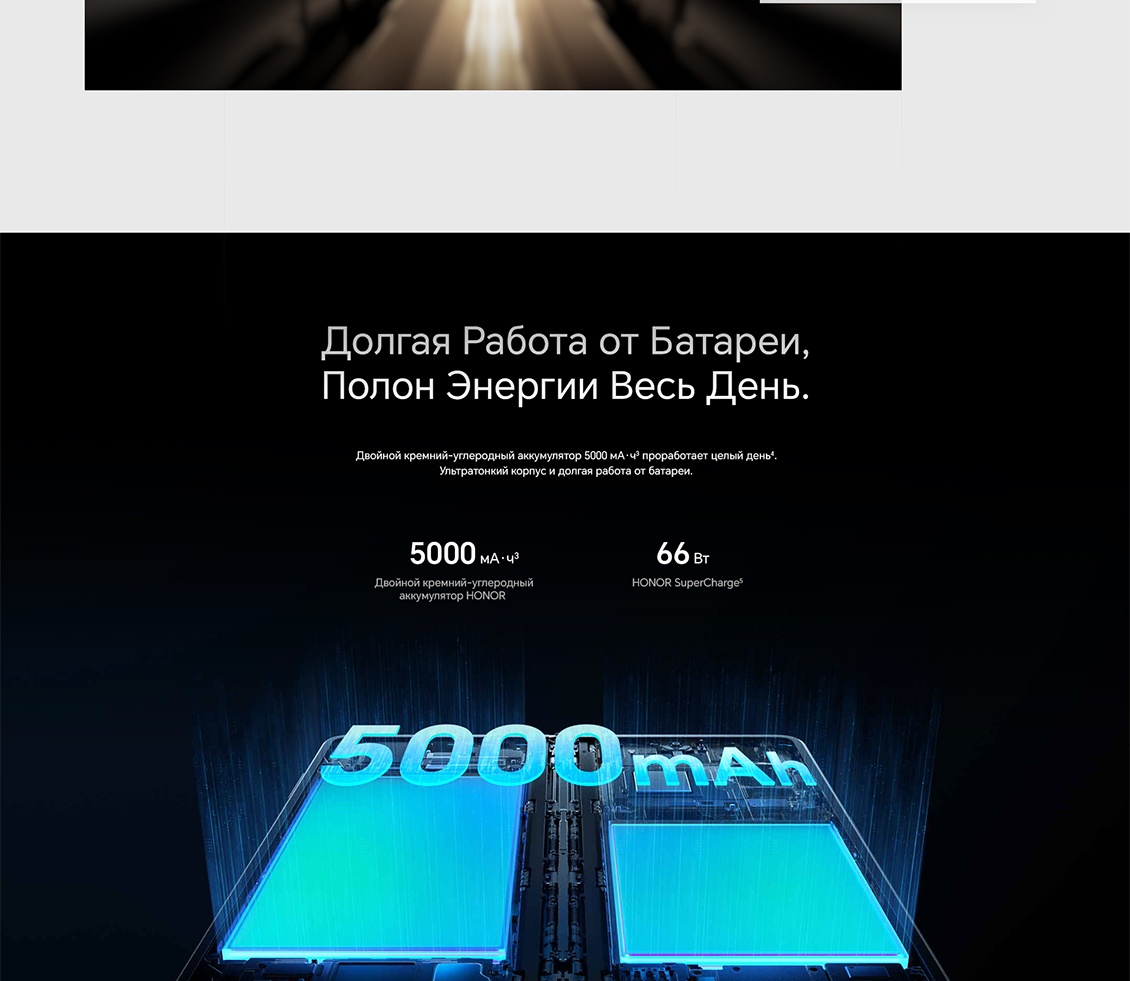 HONOR Magic V2 Долгая работа от батареи