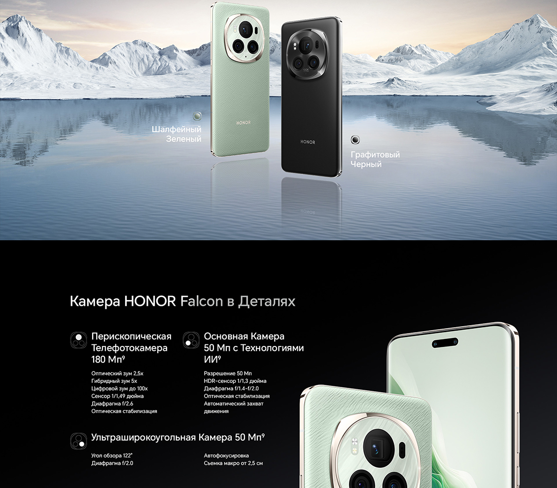 Honor Magic6 Pro (BVL-N49) Цвета