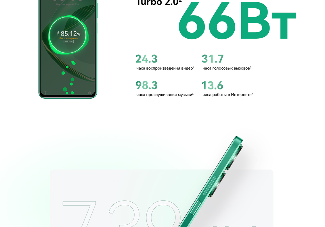 Huawei nova 12 SE BNE-LX1 24.3 часа воспроизведения видео