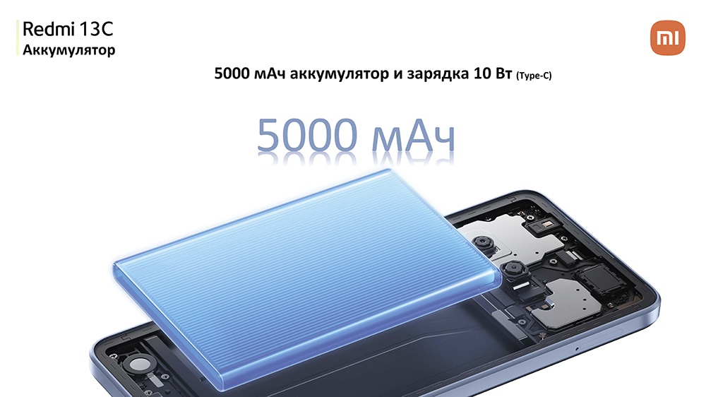 Xiaomi Redmi A3 4GB/128GB (зеленый) Аккусулятор