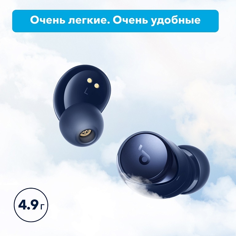 SOUNDCORE Space A40 Очень легкие и удобные
