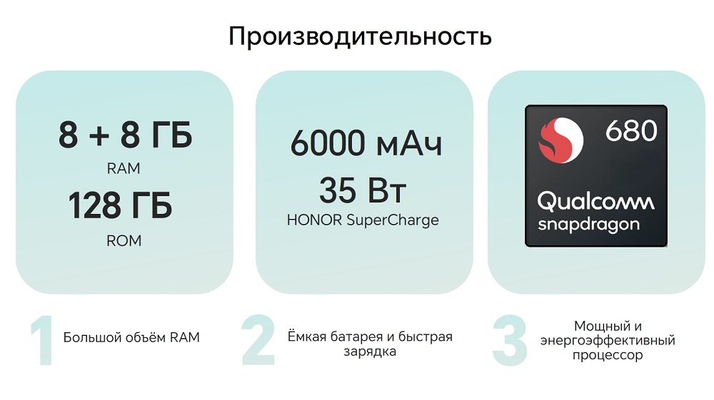 HONOR X7b Производительность