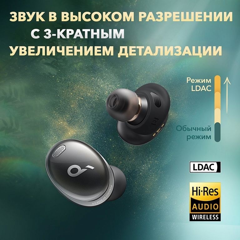 Soundcore Liberty 3 Pro Звук в высоком разрешении