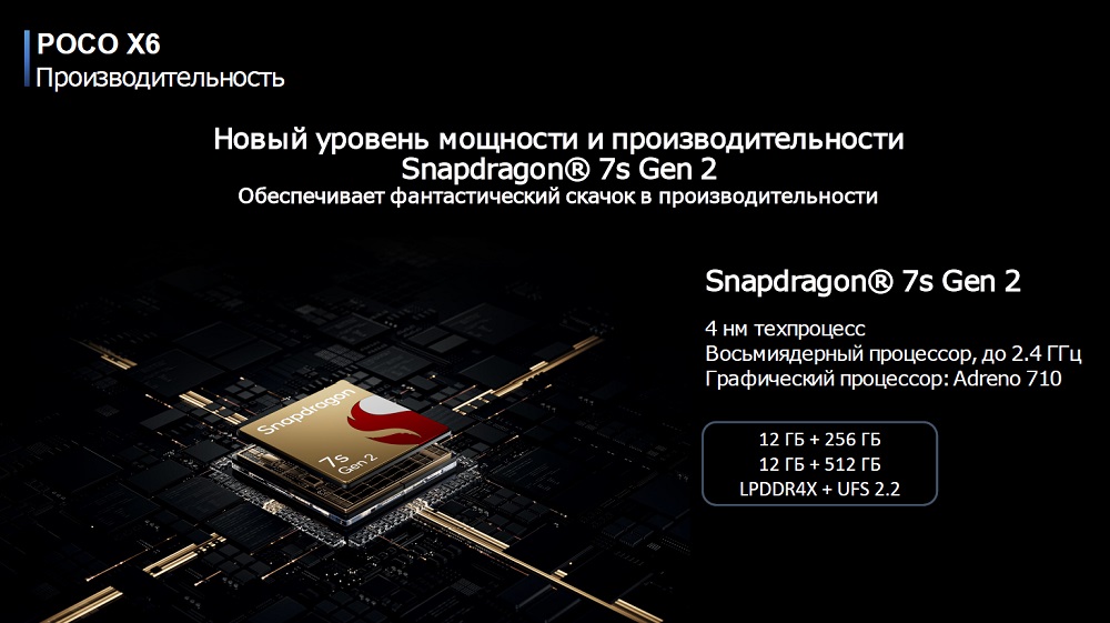 POCO X6 Процессор
