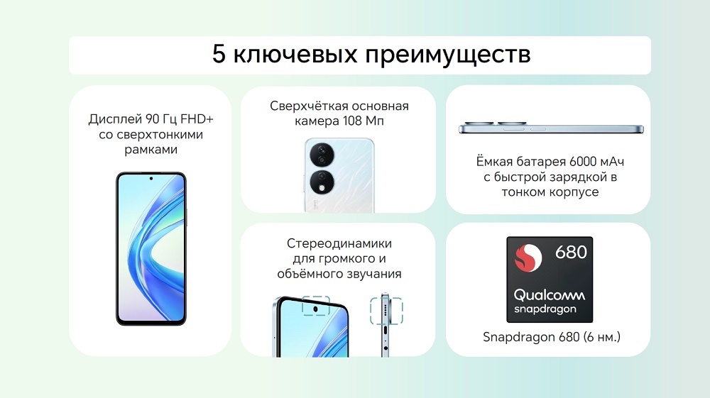HONOR X7b 5 ключевых преимуществ